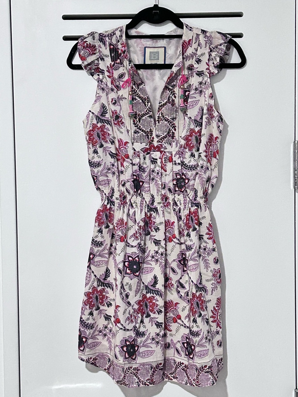 Bell Lola Mini Dress | Size Small | Silk/Cotton